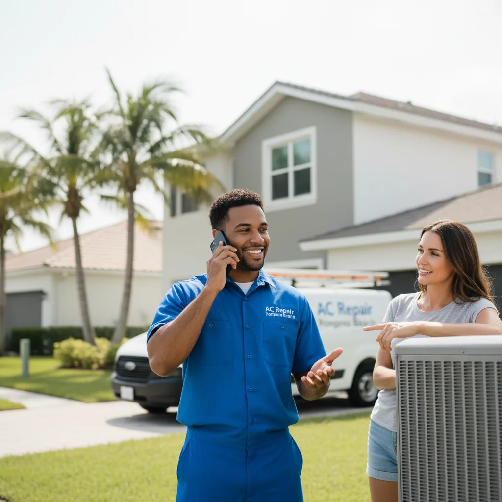 AC Repair Pompano Beach customer support in Madeira